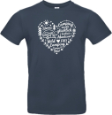 Camper T-Shirt: Herz • Freiheit • Abenteuer